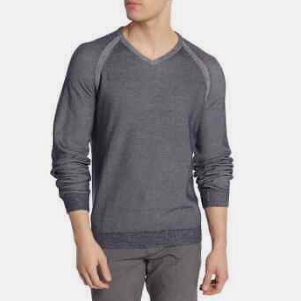 Tailor Vintage Men’s Reversible V-Neck Sweater Size Large